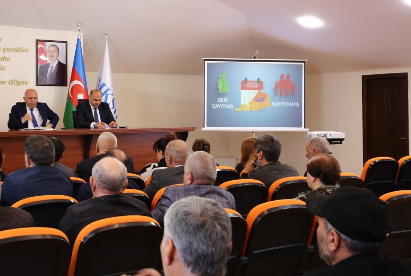 Keçmiş məcburi köçkünlər mina təhlükəsi ilə bağlı maarifləndirilib