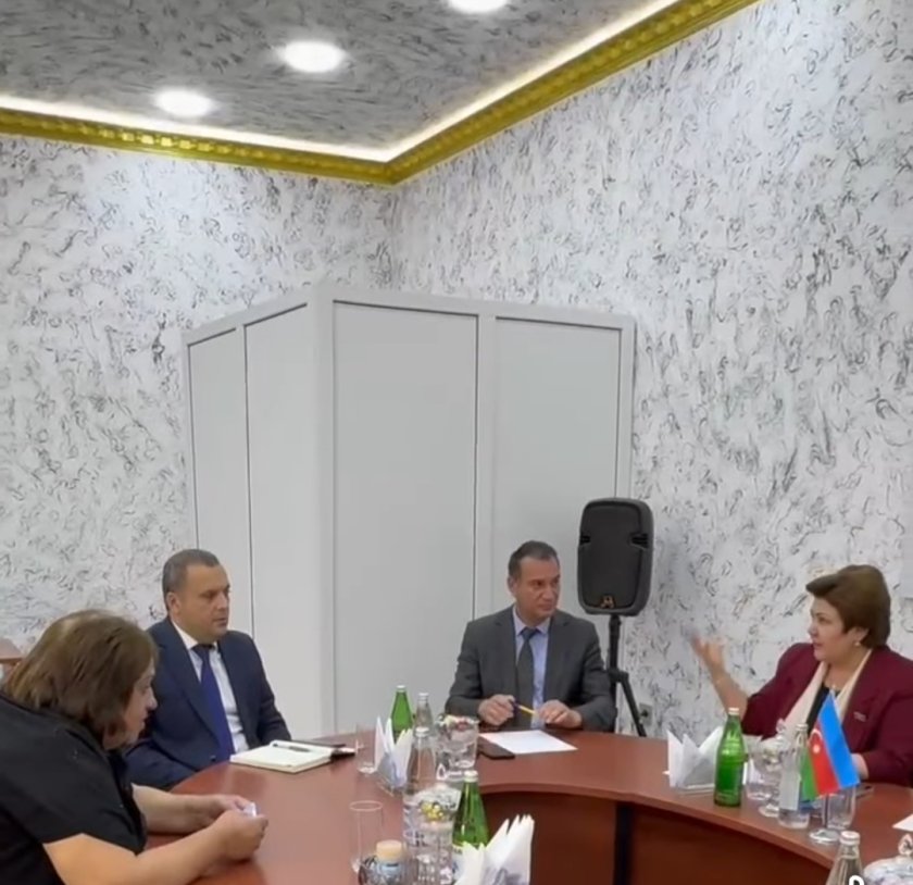 Deputat Tənzilə Rüstəmxanlı Neftçala şəhər ofisində seçiciləri ilə görüş keçirib
