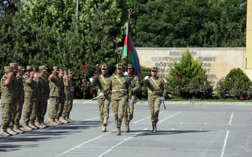 Hərbi xidməti başa vuran sərhədçi əsgərlər Silahlı Qüvvələrin ehtiyatına buraxılıb