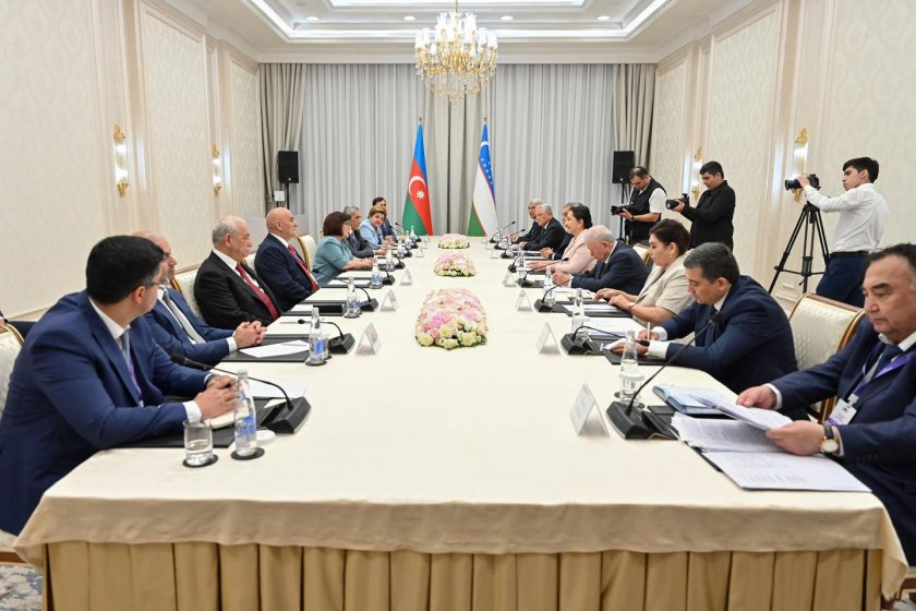 Sahibə Qafarova Özbəkistan Ali Məclisi Senatının sədri ilə görüşüb