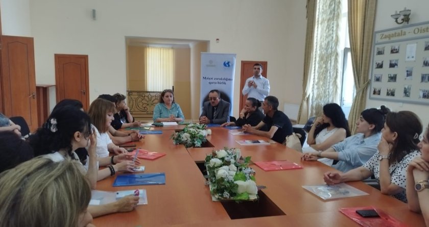 Zaqatala şəhərində “Məişət zorakılığına qarşı birlik” adlı layihə icra edilib