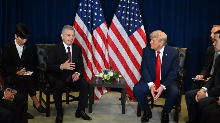 Mirziyoyev Nyu-Yorkda ABŞ prezidenti ilə görüşüb