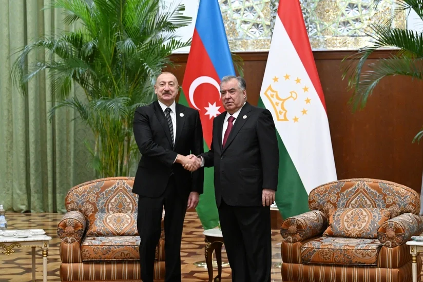 Düşənbədə Azərbaycan və Tacikistan prezidentlərinin təkbətək görüşü olub