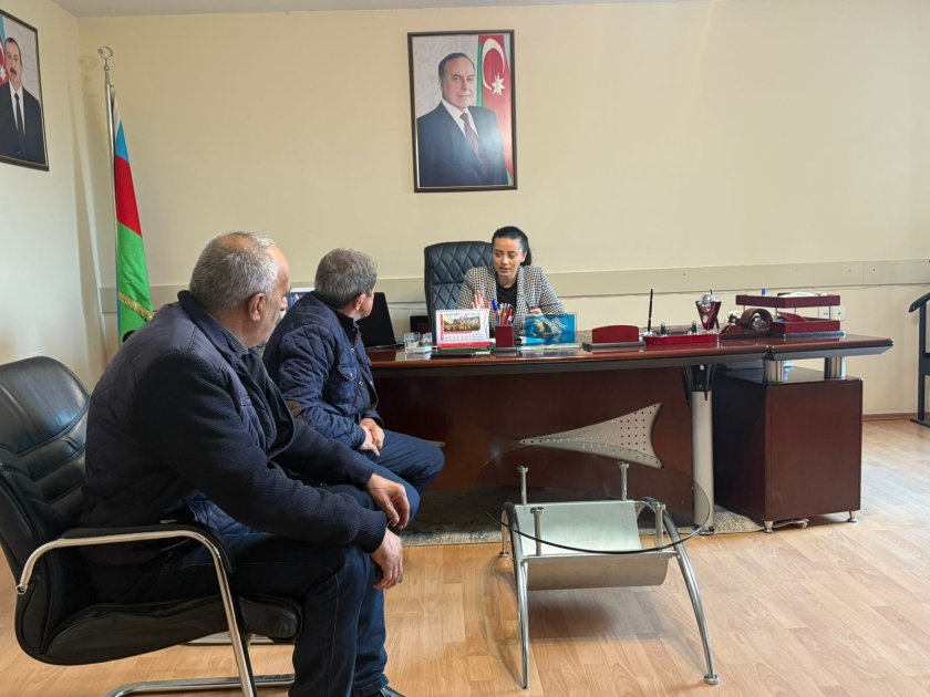 Milli Məclisin deputatı Səbinə Xasayeva seçicilər ilə görüşüb