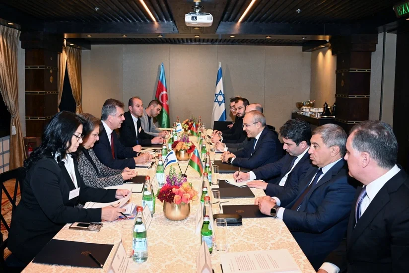 İsraillə neft-qaz sahəsində əməkdaşlığın dərinləşdirilməsini müzakirə edilib