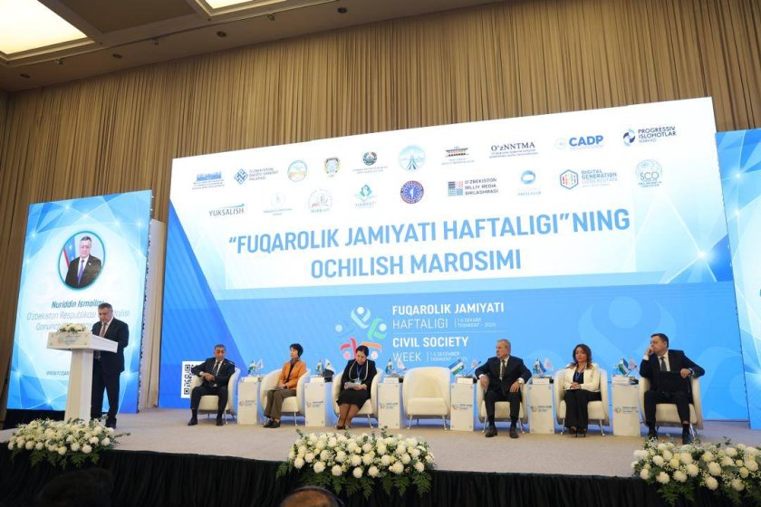 QHT-lərə Dövlət Dəstəyi Agentliyi Özbəkistanın “Vətəndaş Cəmiyyəti Həftəsi”ndə təmsil olunur