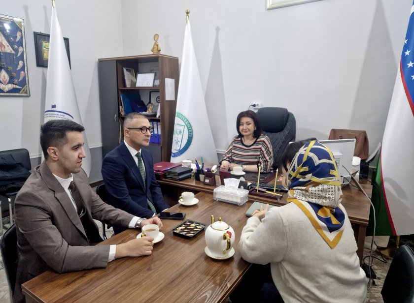 Kokand Dövlət Universitetində Azərbaycan dilinin öyrənilməsi və tədrisi sahəsində fikir mübadiləsi aparılıb