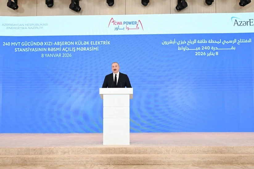 Bakıda "Xızı-Abşeron" Külək Elektrik Stansiyasının rəsmi açılışı keçirilib