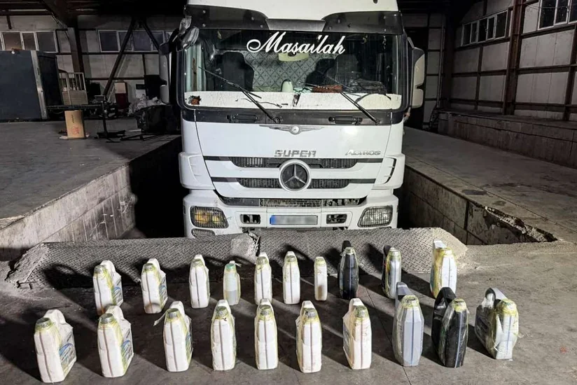 Naxçıvanda İrandan Türkiyəyə gedən yük maşınında 41 kq-dan artıq metamfetamin aşkarlanıb