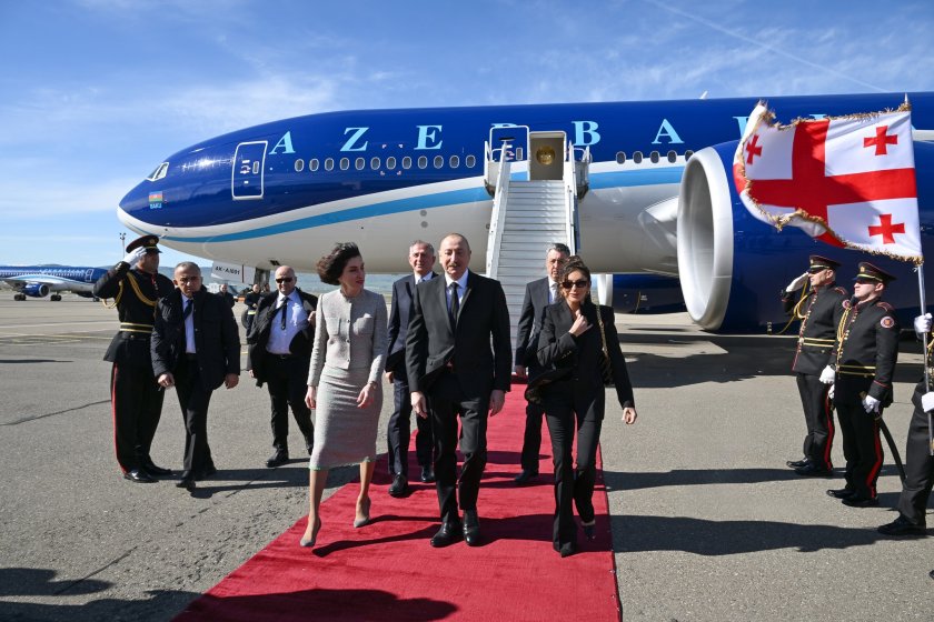 İlham Əliyev Gürcüstanda dövlət səfərindədir