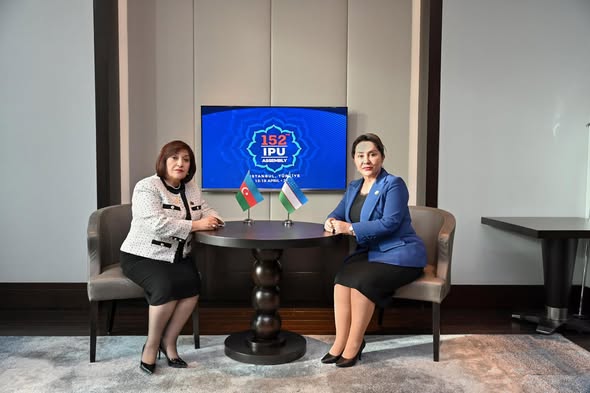 Sahibə Qafarova Özbəkistan Ali Məclisi Senatının sədri ilə görüşüb