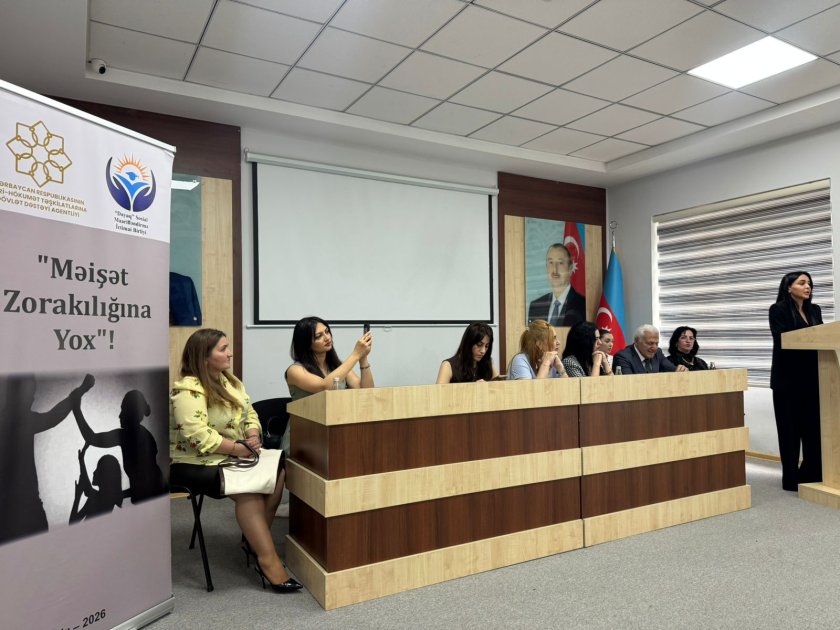 "Məişət zorakılığına yox!" layihəsi çərçivəsində Yasamal rayonunda sonuncu tədbir keçirilib